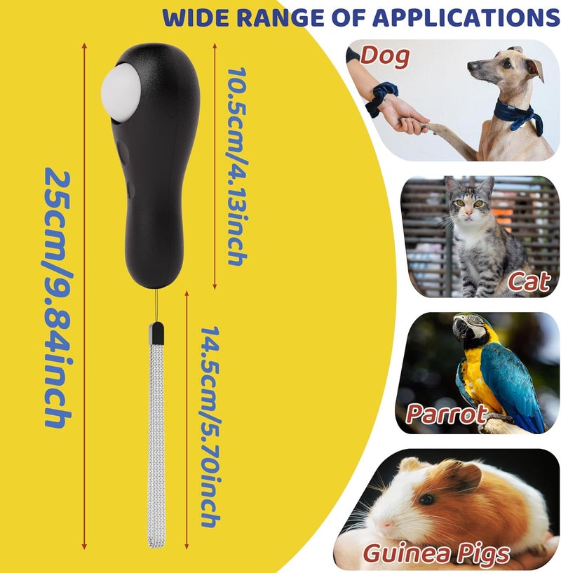 JEROCK Store Dog Training Clickers with Wrist Strap, Training Clicker for Pet Like Dog Cat Horse Bird Dolphin Puppy, Big Buttons and Loud Sound (Black) - Image 4